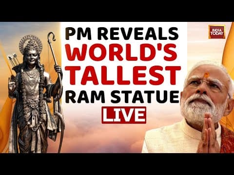 LIVE PM Modi Unveils Lord Ram Statue Live: Prime Minister Reveals World's Tallest Ram Statue In Goa